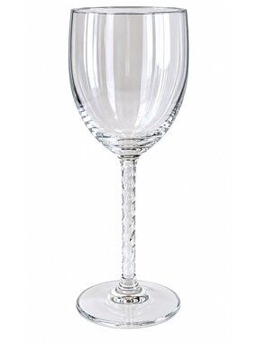 Vintage Cristal D'Arques Angelique Wine Glass – Twisted Stem Crystal Goblet
